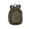 Backpack Canvas Fashion Vintage Distress Fashion Simple Office Lady Unisex High-Capacity Backpack