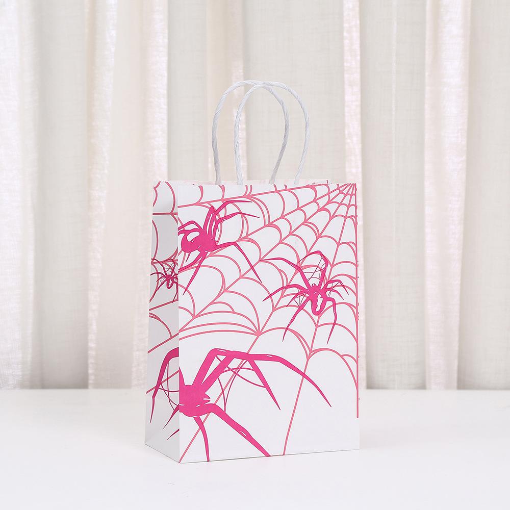 StoBag spider web gift wrapping bags for sweets personalized packaging Halloween party favor bags spooky candy treat bags