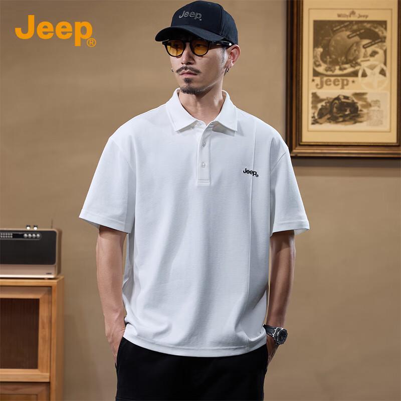 Jeep Men's Soft Breathable Short-Sleeve Polo