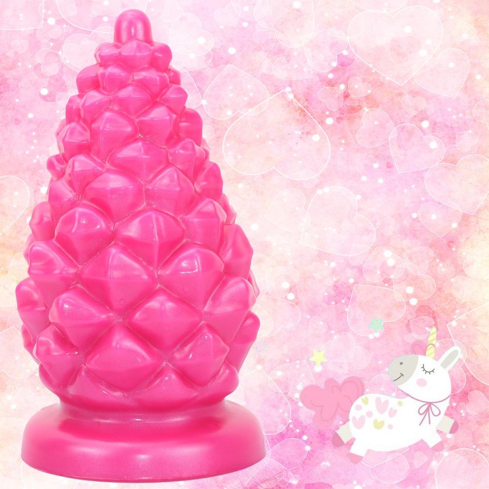 New Christmas Pinecone Anal Plug for Men and Women Liquid Silicone
