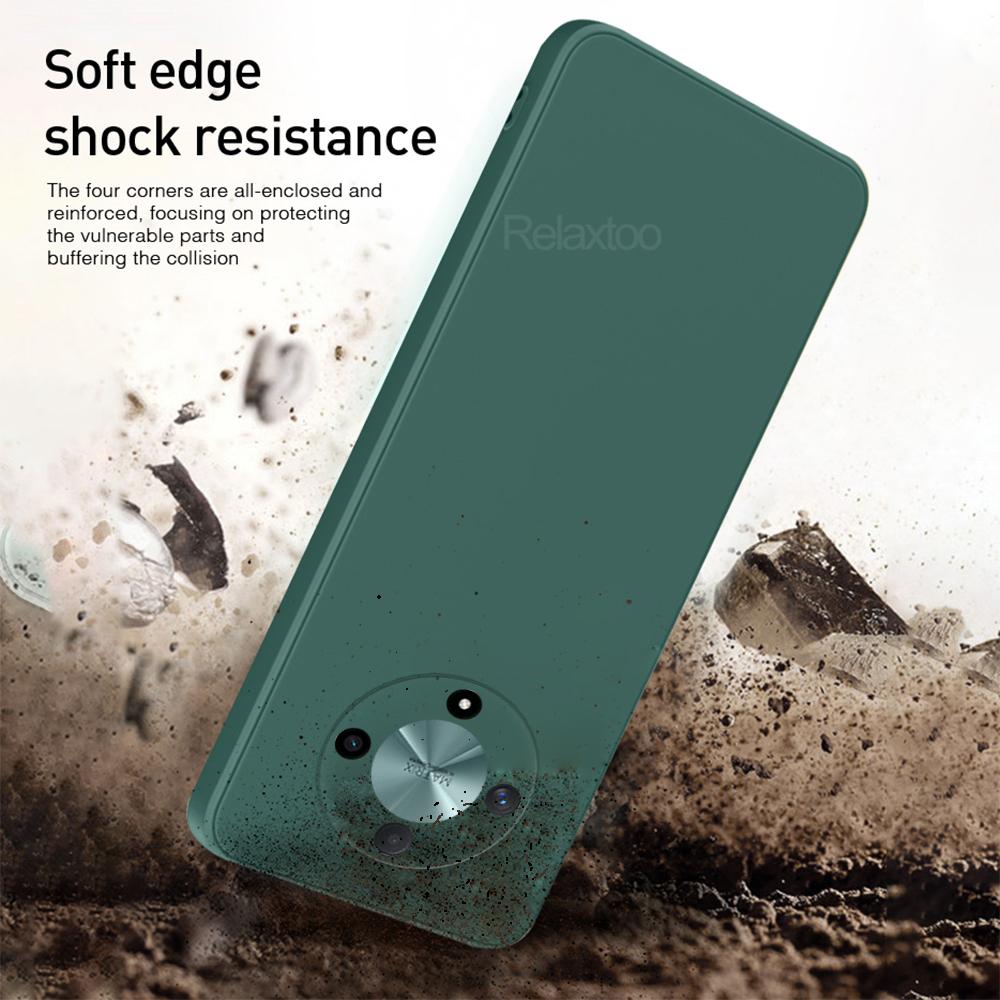 Tekuté silikonové pouzdro Honar X9b Měkká matná ochrana fotoaparátu Zadní kryt pro Honor X9A X9B Magic 6 Lite 5 Lite pouzdra