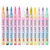 12-Color Acrylic Nail Art Marker Set - Quick-Drying, Nail Salon Painting & DIY Flower Liner Pen.
