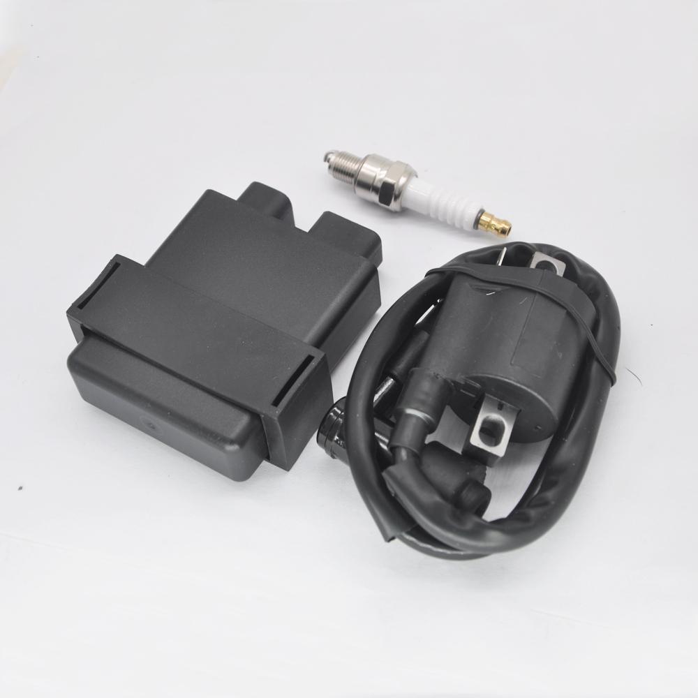 Ignition Coil Spark Plug CDI Box Fit For Yamaha YFM50 50R Raptor 50 2004-2008