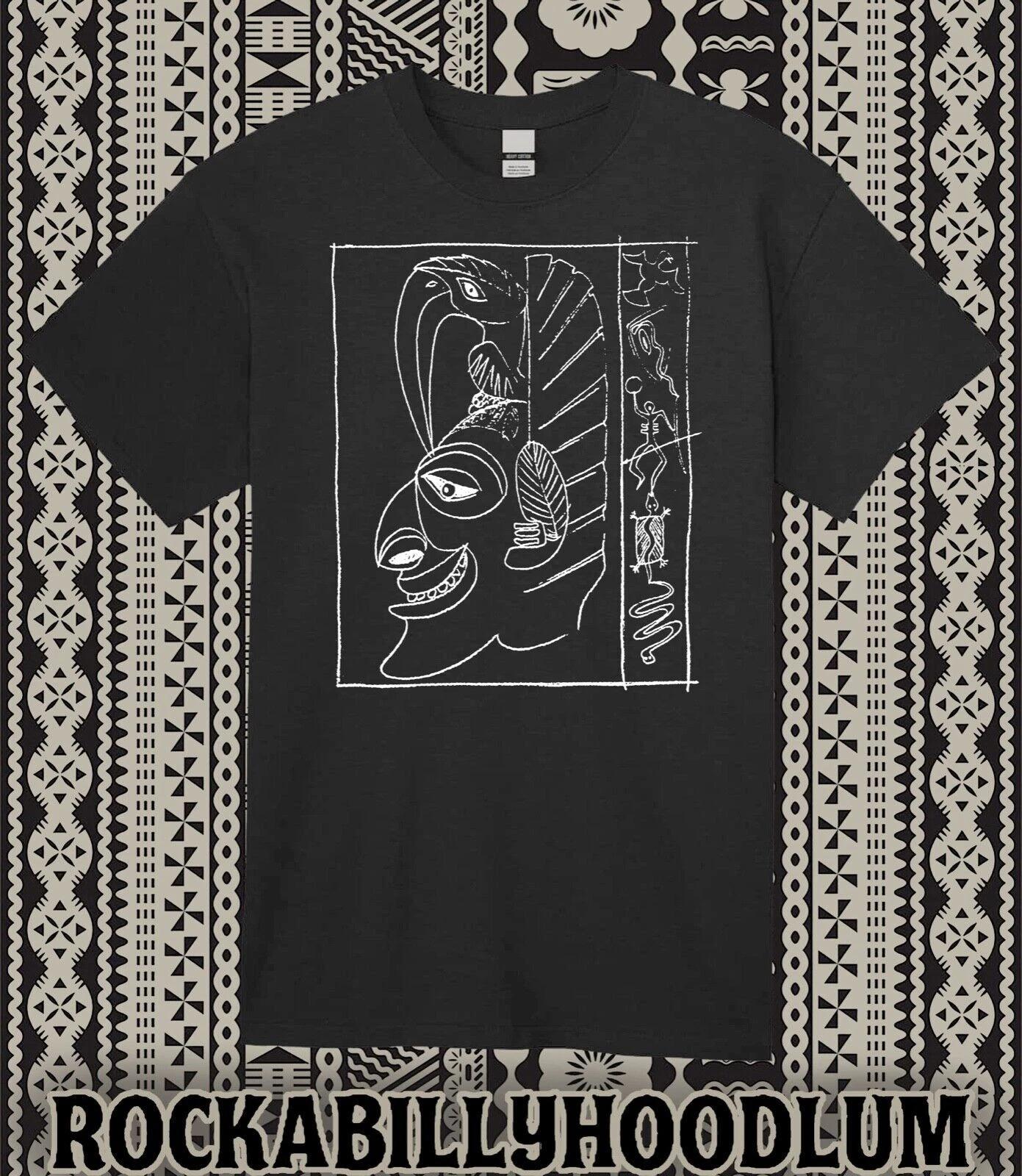 Ретро Футболка Тики Арт Полинезийский Остров Тукан S