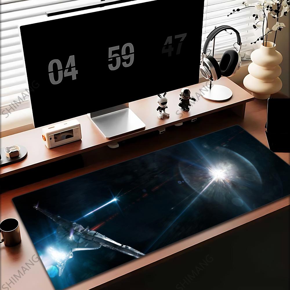 Maus Teppich Mauspads Gamer Galaxie Tastaturmatte Pads Gaming Schreibtischschutz Laptops Großes Mauspads Cartoon XXL Schreibtischmatten Matten Niedlich