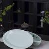 NHZHIW Chinese Style Ceramic Oval Fish Plate