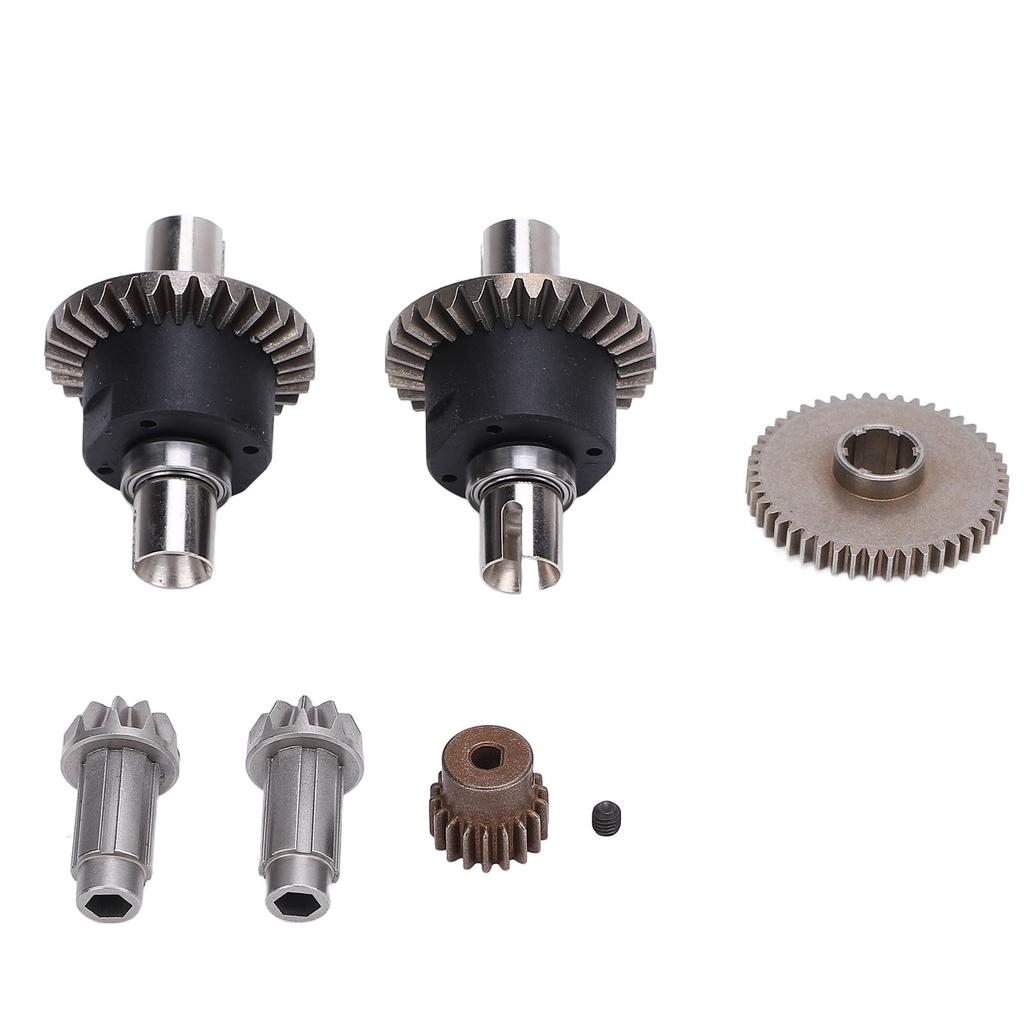 RC Differential Gear Set High Hardness Hard Wearing Metal Differentials and Gears for SCY 16101 16102 16103 1 16