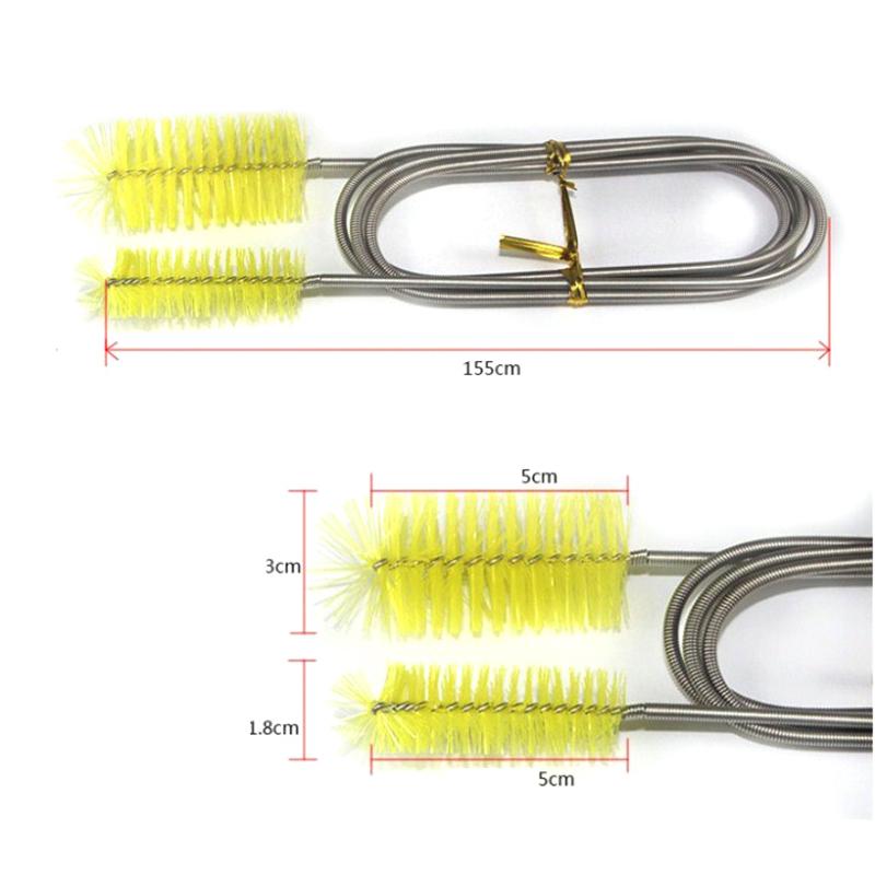 Flexible Double Ended Tube Filter Pump Hose 155cm Aquarium Cleaning ...