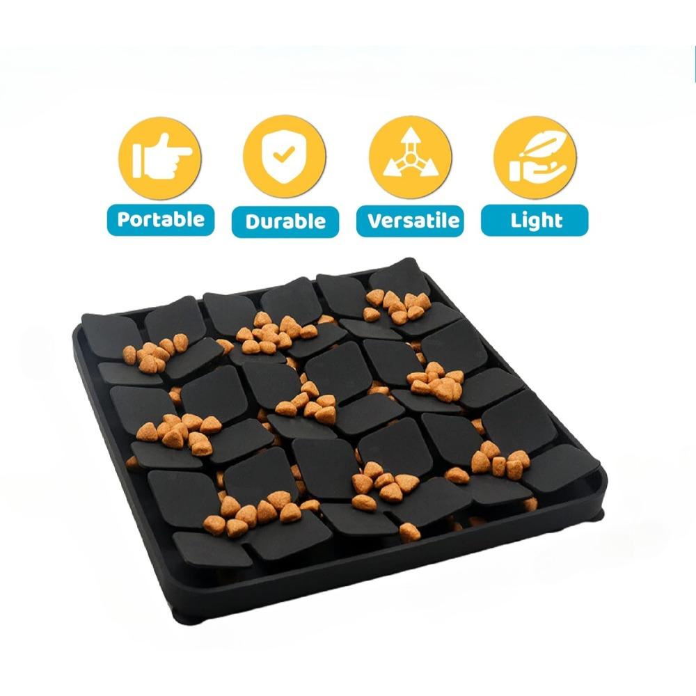 Dog Food Slow Feeder Sniff Mat with Suction Cup for Train Your Dog's Senses Anti-choking Silicone Snuffle Mats Pet Accessories