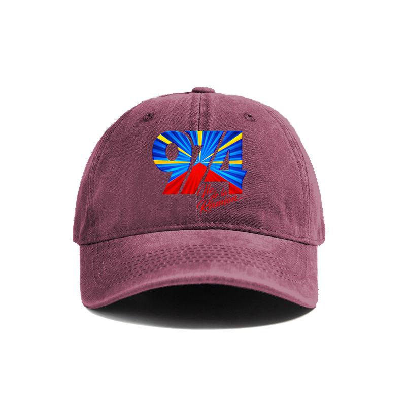 974 Reunion Island Baseball Cap Distressed Hats Cap Men Retro Outdoor Summer Adjustable Hat