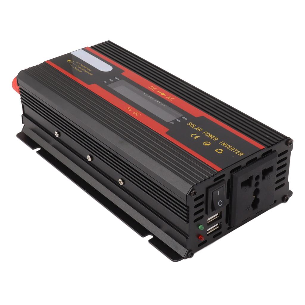 1000W Power Inverter Universal Dual Voltage 12V 24V?220V Car Solar Power Inverter with LCD Display