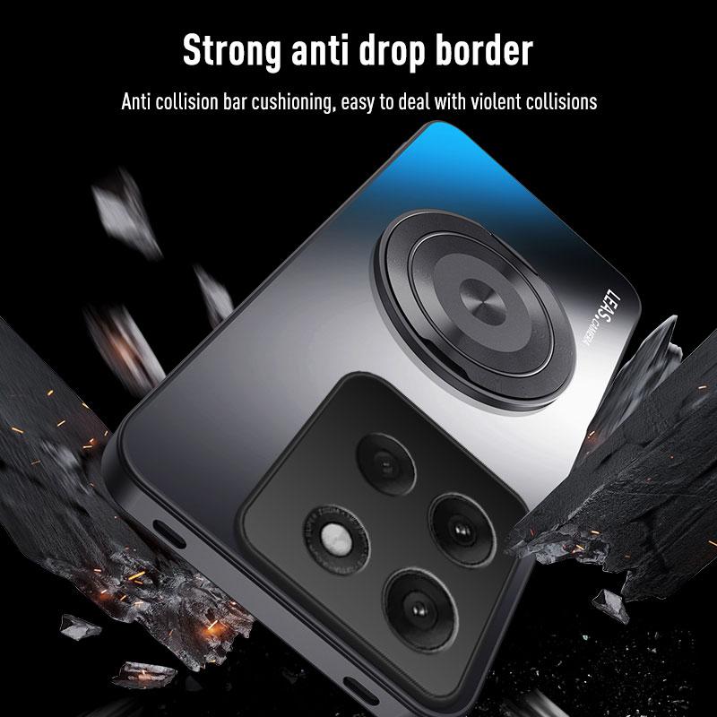 For Moto Edge 40 50 60 Stylus Fusion Pro Neo G85 G84 G14 G35 G55 G75 G15 G86 G56 Magnet Ring Stand Back Phone Case Protect Cover