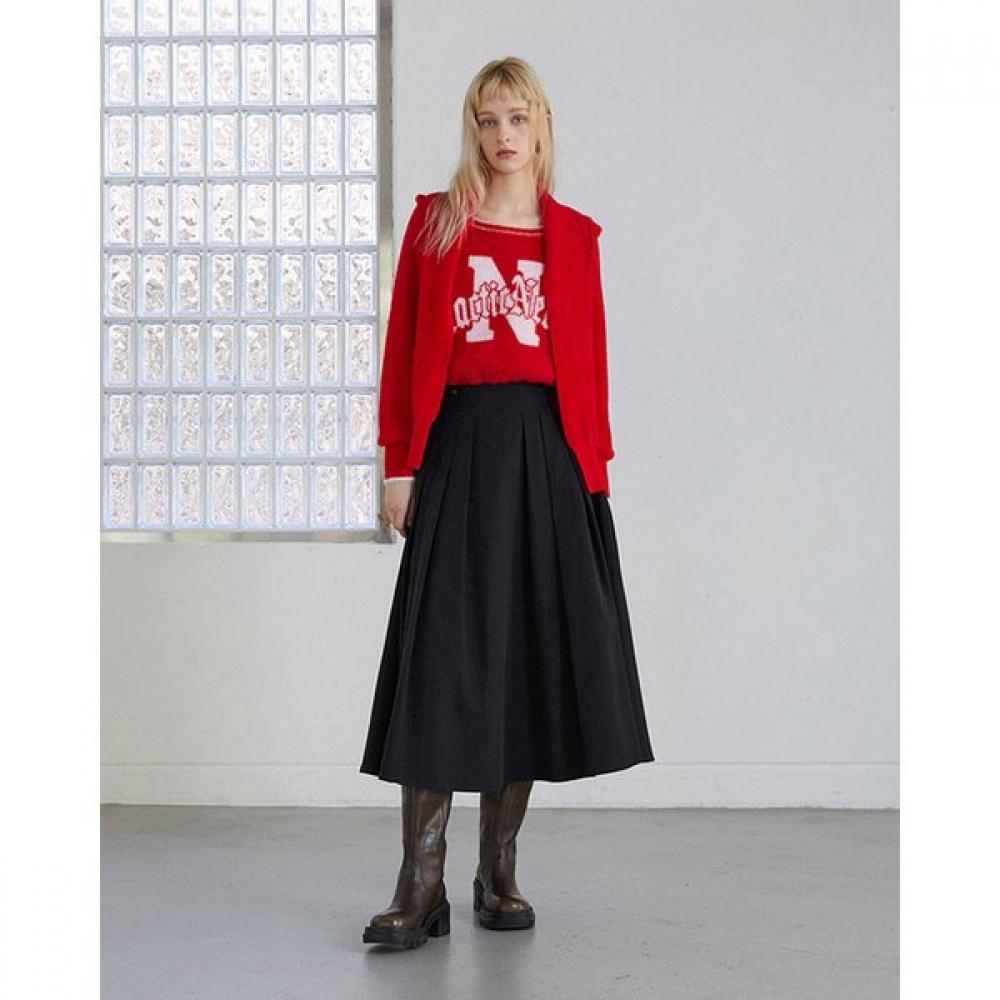 

Egoist A Line bAck bAnding Long Skirt Er4ps161 BK/66