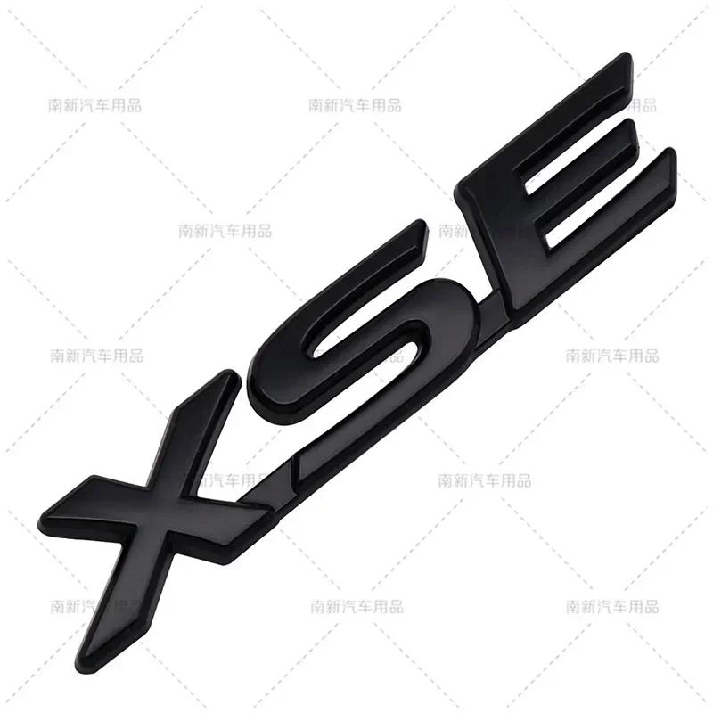 3D Metal XSE XLE SE LE Letters Rear Trunk Emblem Badge Car Sticker For Toyota CAMERY YARIS RAV4 COROLLA EX CROWN Accessories