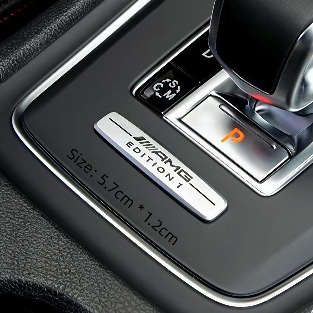 New 3D ABS Special EDITION 1 Logo Badge Sticker Steering Wheel Side Fender Rear Trunk Emblem Decal for GLC CLA GLK Etc