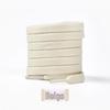 In-Stock Elastic Flat Shoelaces for Casual and Sports Shoes - Black, White, Beige