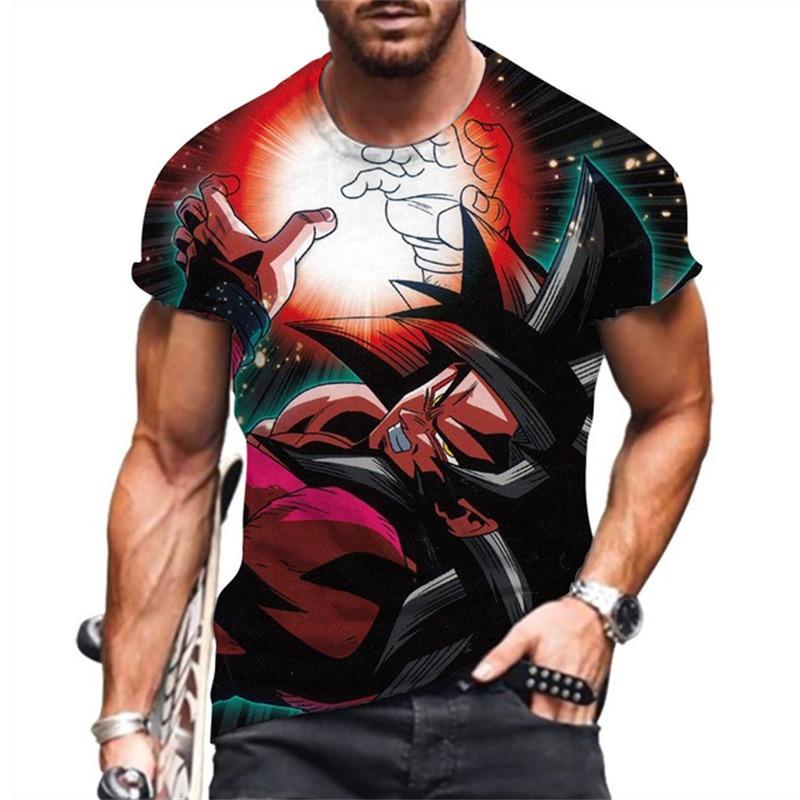 Summer Kids Dragon Ball T-shirt Goku Vegeta Kakarot Super Saiyan Boys