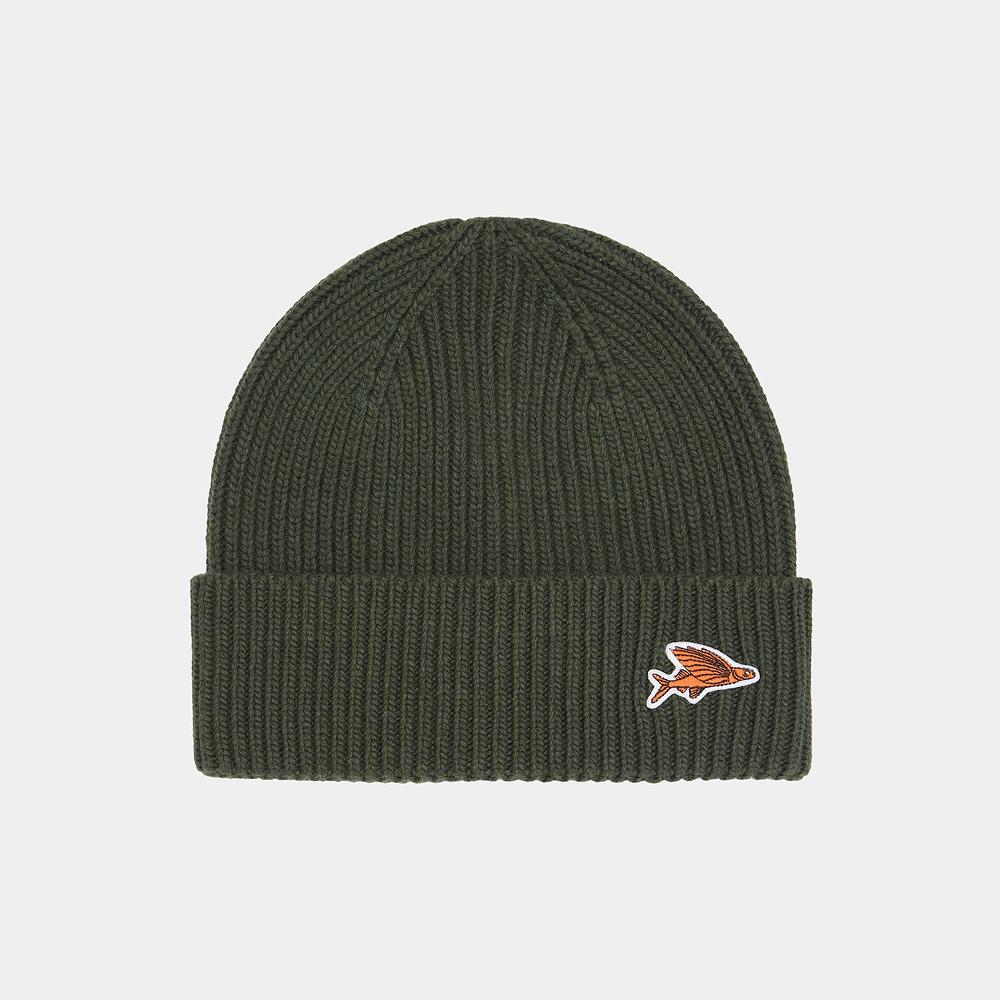 Kapedeusaikeulliseuteu Georgian Explore Beanie Hat Leaf Green Unisex