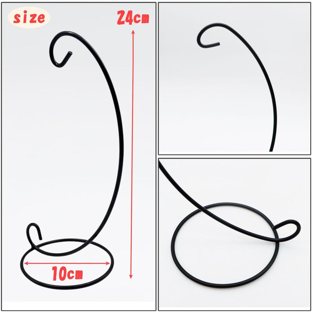 Lunari Hanging Stand, Interior Hanging Hook Stand, Display Stand, Black, Aquarium/Terrarium Hanger