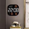 LED Aesthetic Wall & Desktop Alarm Clock 6633: Modern Design for Living Room & Bedside