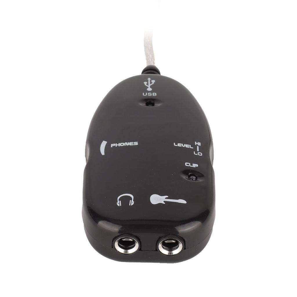 USB Guitar Link Compatible MP3 WAV AIFF Audio Cable Recorder Connector for Laptops Computer