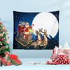 Christmas Tapestry Cross-border New Christmas Party Hanging Cloth Santa Claus Background Fabric