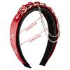 Punk Chain Buckle Headband for Cosplay Parties 2000s Halloween Costume Hairhoop Anime Metal Buckle Headbands