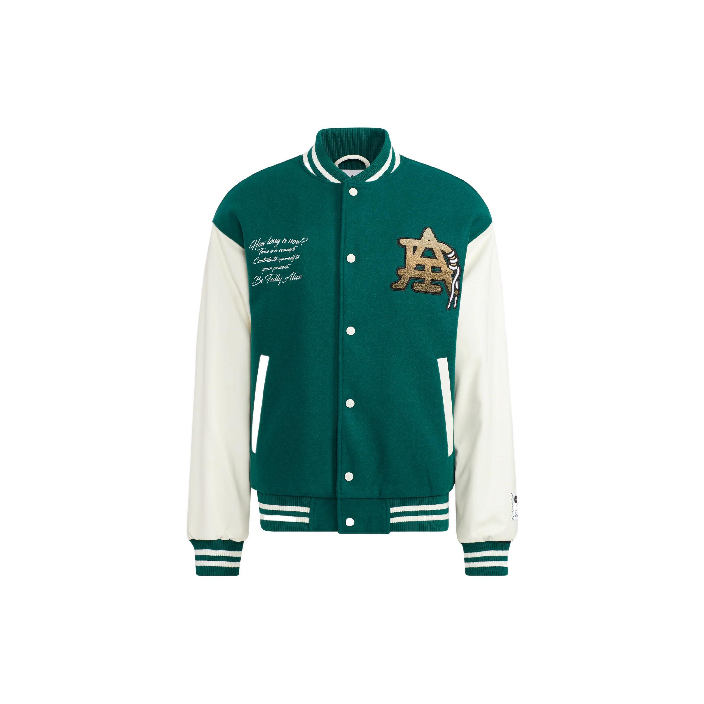 adidas Originals Mc Varsity Jackets Green White Men s HZ7093 M