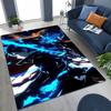 Anime SAO Sword Art Online Cartoon 3D Rug for Bedroom Living Room Sofa Home Doormat Decor, Large Kids Play Non-slip Floor Mat
