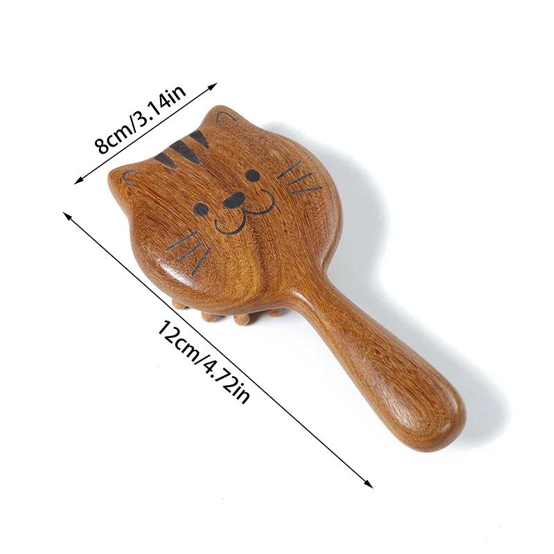BEPAN Sandalwood Scalp Massage Comb 28 Coarse Toothed Hair Body Massage Guasha Scraping Comb Wooden Wide Tooth Massage Comb