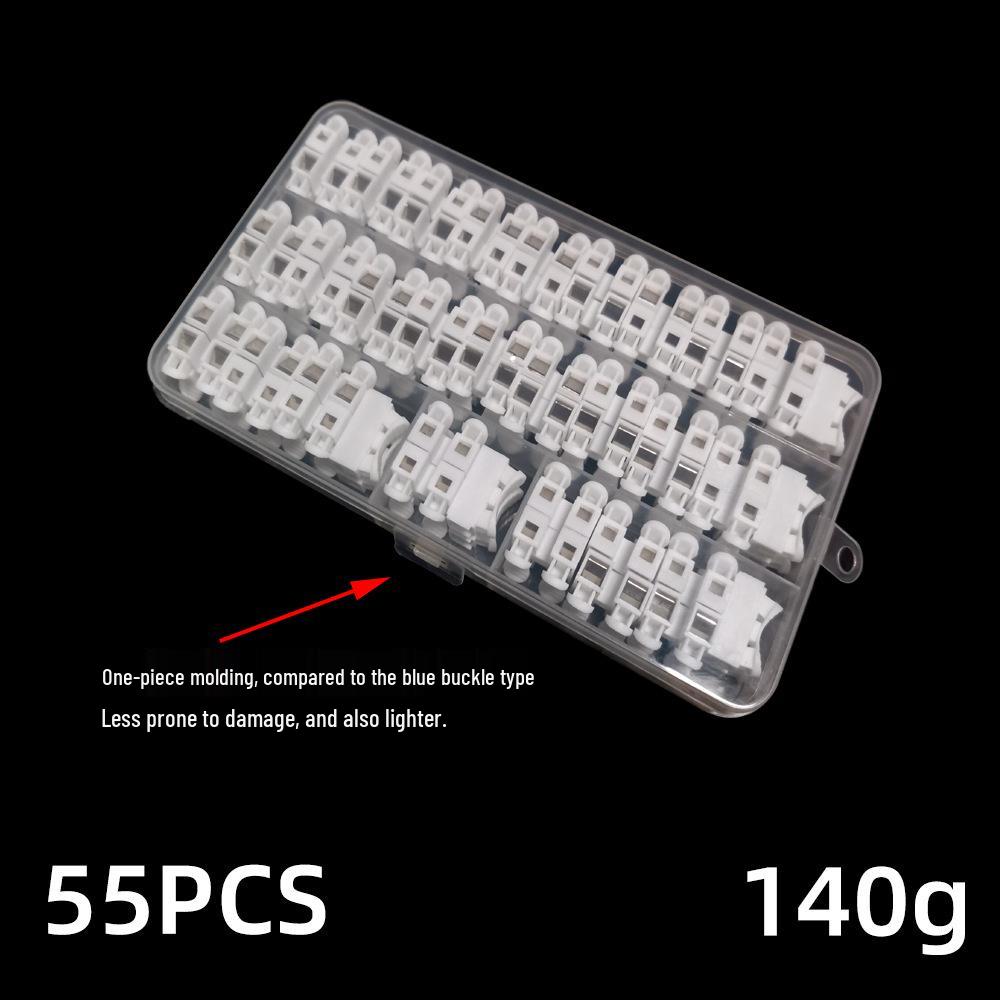 55-Piece LED Push-in 2-Position Wire Connectors Terminal Blocks