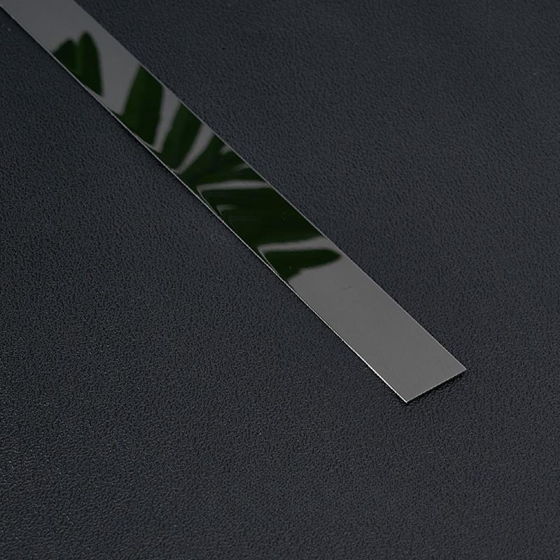 Black Titanium Alloy Self-Adhesive Decorative Ceiling & Wall Edging Strip