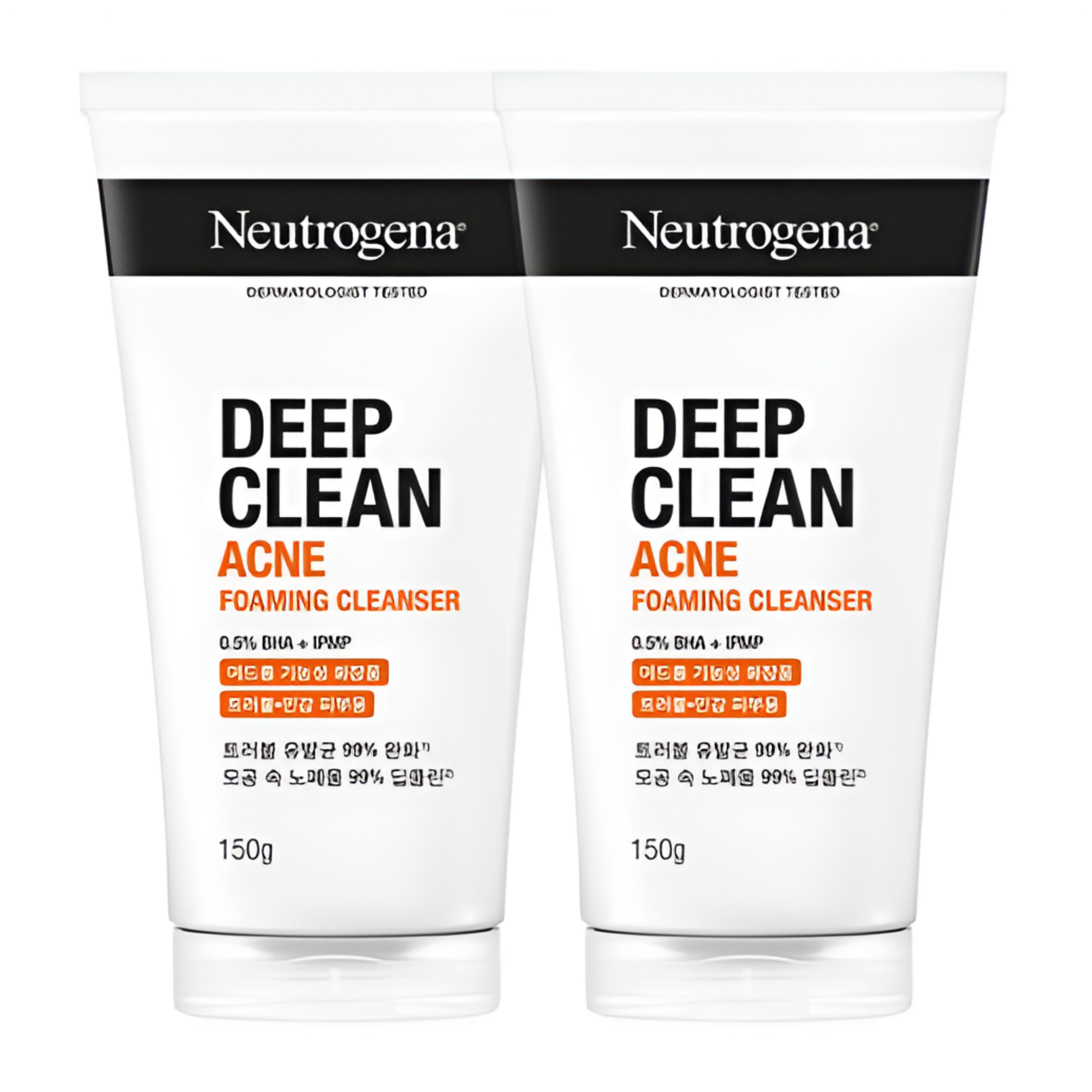 Neutrogena Deep Clean Acne Foaming Cleanser 150g*2
