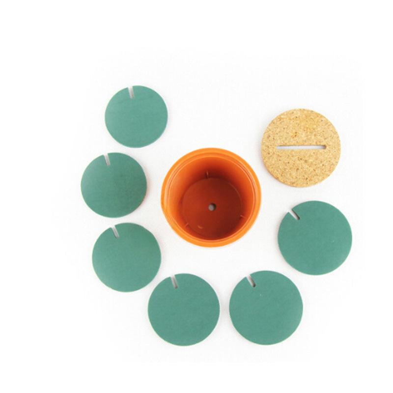 Creative DIY Cactus Coaster: Non-Slip Insulation Tea Mat & Multifunctional Desktop Ornament