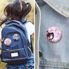 Pop Game Needy Streamer Overload Button Pins Cartoon KAngel Cosplay Badge Ame-chan Round Brooch Bag Hat Decor Jewelry Toys Gifts