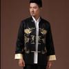 Spring and Autumn Men's Embroidered Tops Chinese Traditional Phoenix Printed Clothes Dragon Tang Suit Clothing Long Sleeve Jacket
