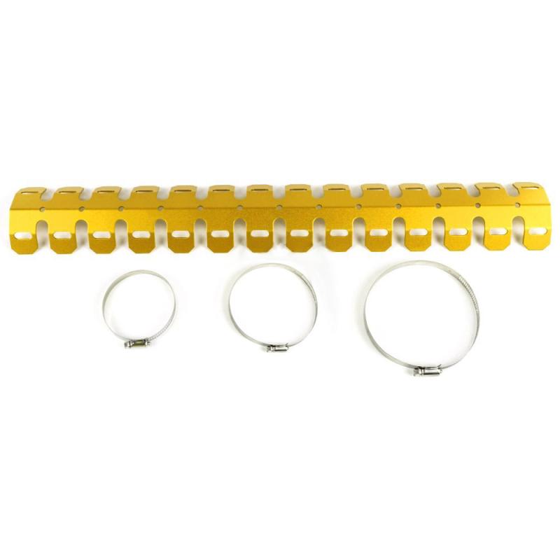 Yellow Motorcycle Exhaust Pipe Heat Shield Protector Cover Guard for Yamaha Yellow Motorcycle Exhaust Pipe Heat Shield Protector Cover Guard for Yamaha