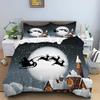 Christmas 3D Printing Digital Printing Bedding Set Duvet Cover Comforter Bed Single Twin Full King Queen Size Bedding Set Kids