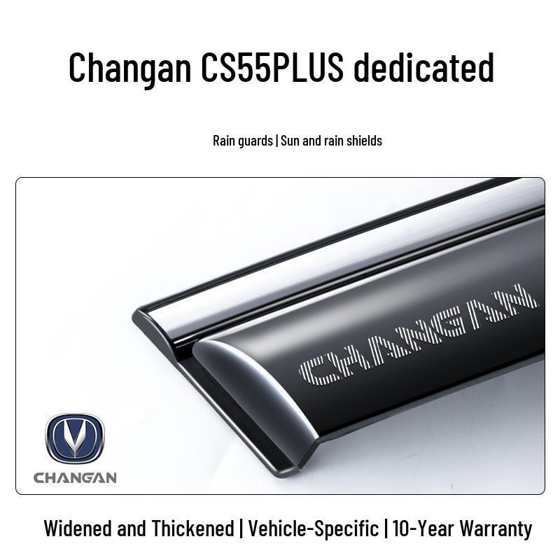 Custom Rain Shields for Changan CS55 PLUS Blue Whale Edition (2nd & 3rd Gen)