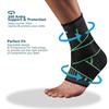 1 Pcs Ankle Support Brace, Ankle Compression Sleeves With Adjustable Wraps, Elastic Foot Braces Stabilizer For Plantar Fasciitis