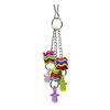 Pet Bird Parrot Nipple Swing Hanging Cage Stand Molar Play Chew Toy Decoration