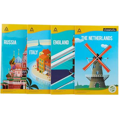 Classmate Long Book - Soft Cover, 92 Pages, 330X210Mm, Single Line (Pack Of 18)