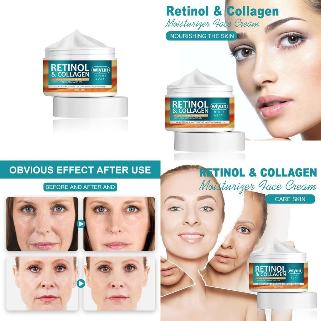 Wiyun Retinol Moisturizing Cream For Hydration Firming And Brightening Skin With 30g Size