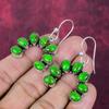 Green Copper Turquoise Handmade Gemstone Earrings, 925 Solid Sterling Silver Earrings Birthstone Jewelry, Love Forever Gift
