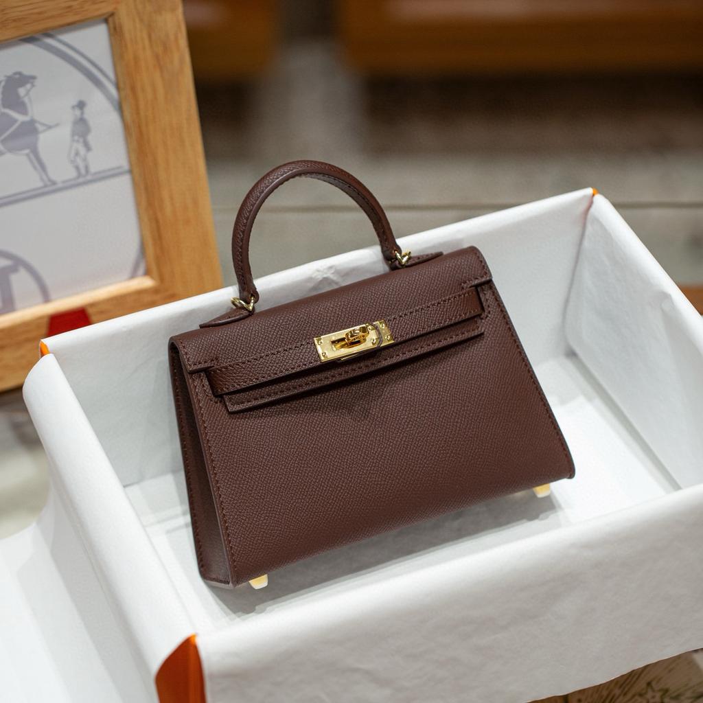 Taštička z ovčí kůže druhé generace 19 cm Imitace pravé kůže Do ruky Malá taštička Dámská Mini přes rameno