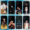 Custodia per Telefono S-Stephen C-Curry Stella dello Sport per Samsung Galaxy A73,A72,A71,A70,A53,A52,A51,Cover Nera in Silicone Morbido