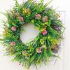 Artificial Front Door Wreath 4 Season Wildflower Flowers Wreath for Wedding Part