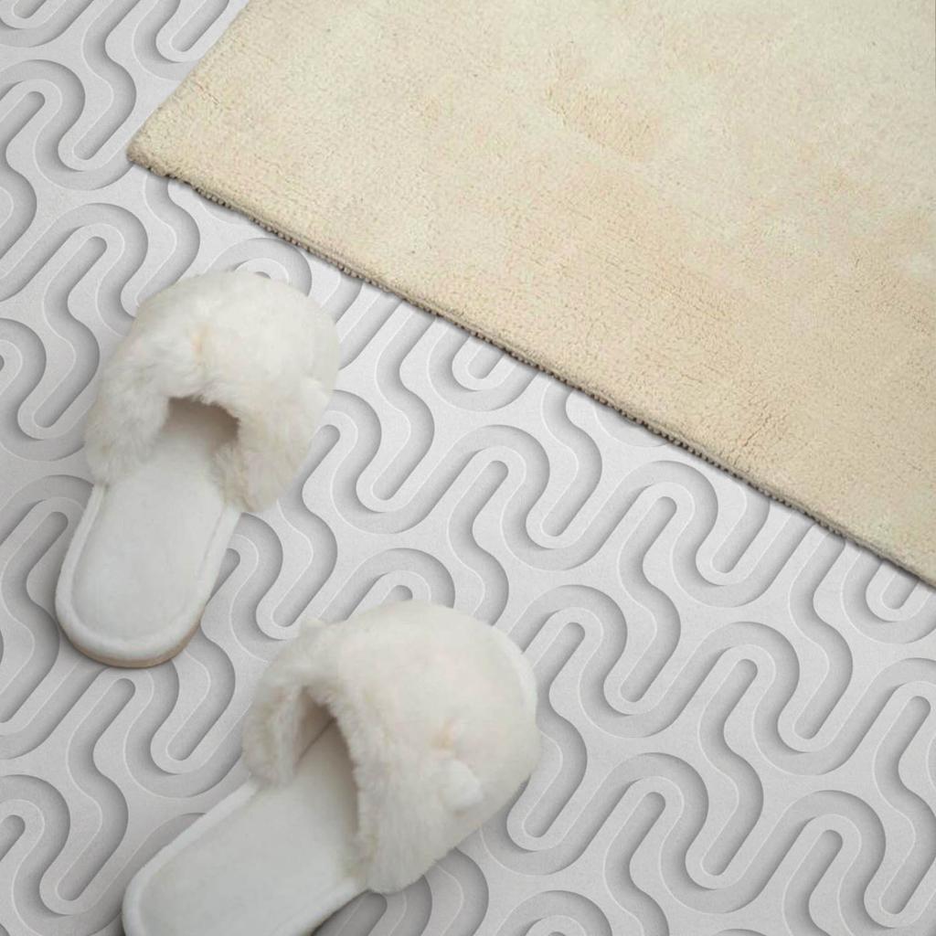 Panel Samoprzylepny Z Nadrukiem - Idealny Do Kuchni 100X50 Cm Fale W Teksturze 3D