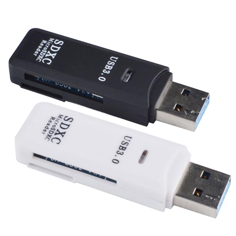 Lector de Tarjetas de Memoria USB 3.0 Micro TF SD Lector Escritor de Alta Velocidad Unidad Flash