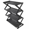 Ladder Shoe Rack X Shaped Easy Assembly Multi Layer Storage for Shoes